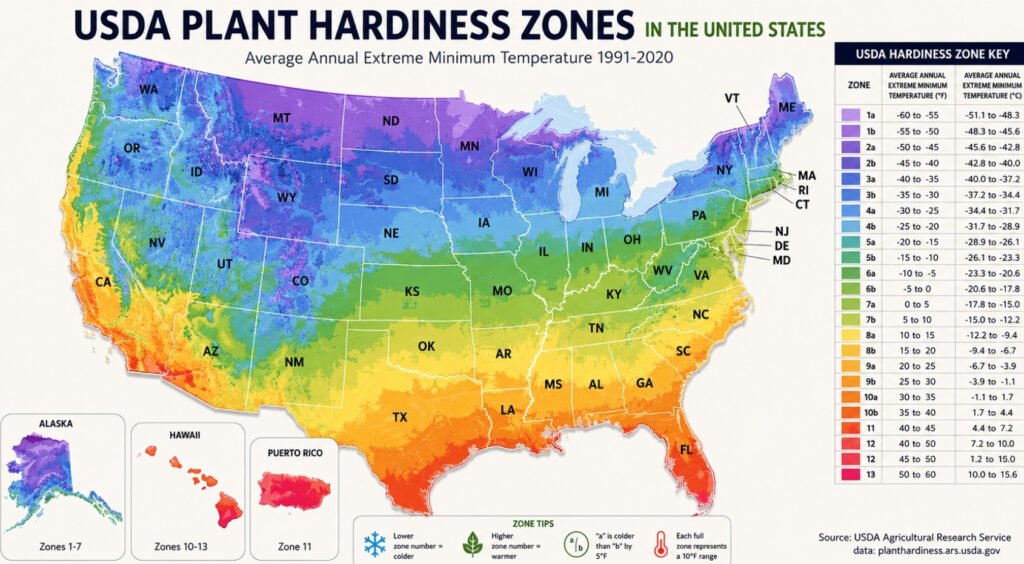 Gardening by USDA Zone_ A Beginner's Guide